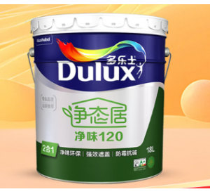 多乐士（Dulux）净态居净味120二合一墙面漆高遮防潮墙面漆内墙油漆涂料墙面漆18L白色
